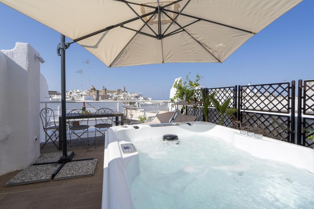 Μπαλκόνι ή βεράντα στο Suite Cavour 30