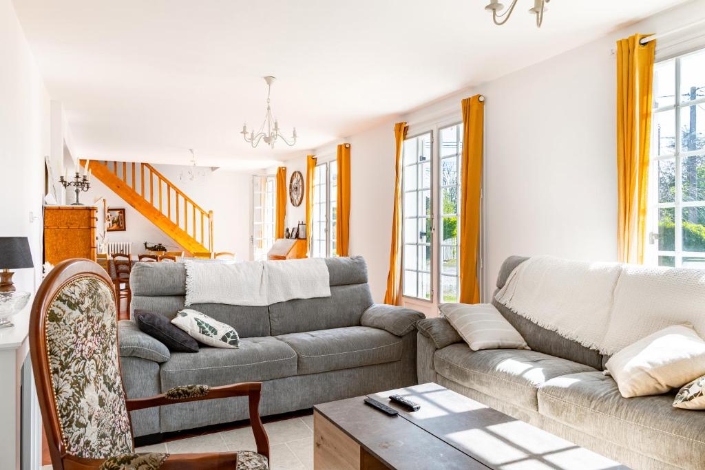 Posezení v ubytování La Parenthèse Enchantée – 10 pers