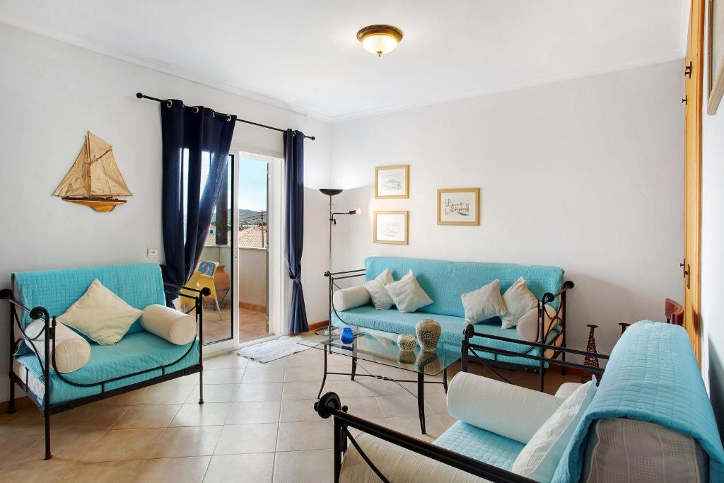 Χώρος καθιστικού στο Apartamento A Quinta Porto Santo
