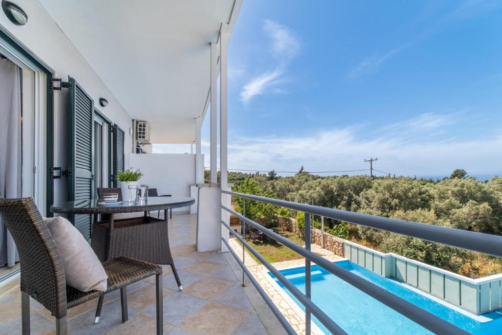 Balkón nebo terasa v ubytování Apartment with Sea view B