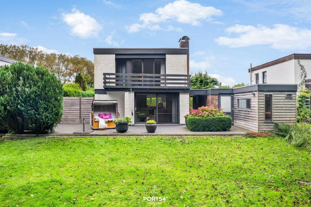 En have udenfor Ferienhaus Ostsee Hideaway Maasholm Bad