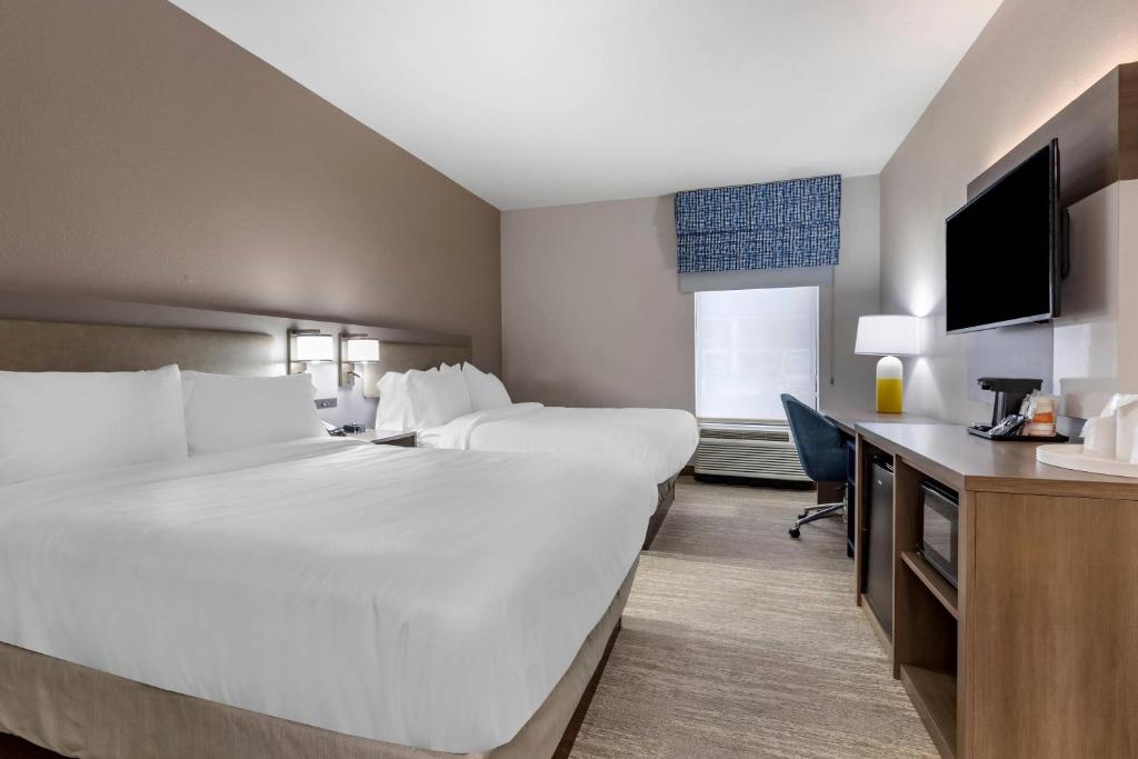 Postel nebo postele na pokoji v ubytování Comfort Inn - Weatherford