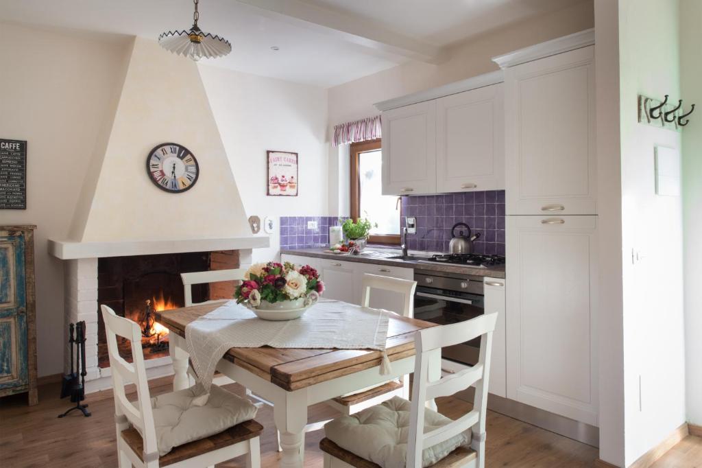 Kuchyň nebo kuchyňský kout v ubytování Agriresort & Spa Fattoria I Ricci