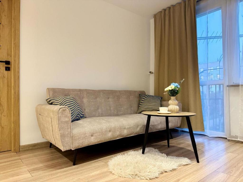Posezení v ubytování Apartament Bałandy 18