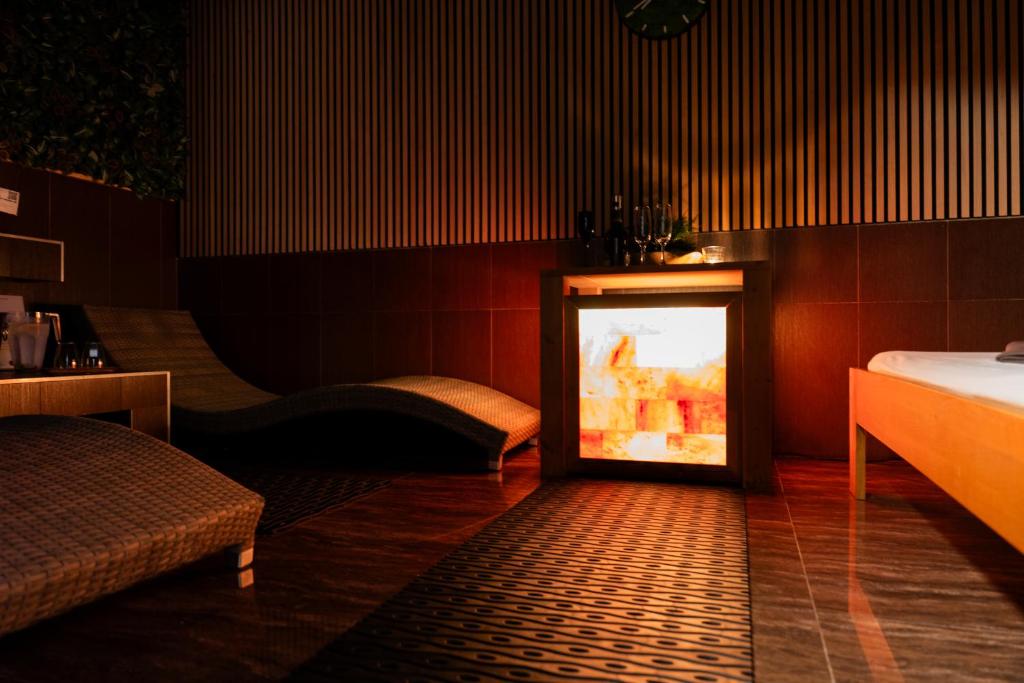Postel nebo postele na pokoji v ubytování PREMIUM Business Hotel Bratislava
