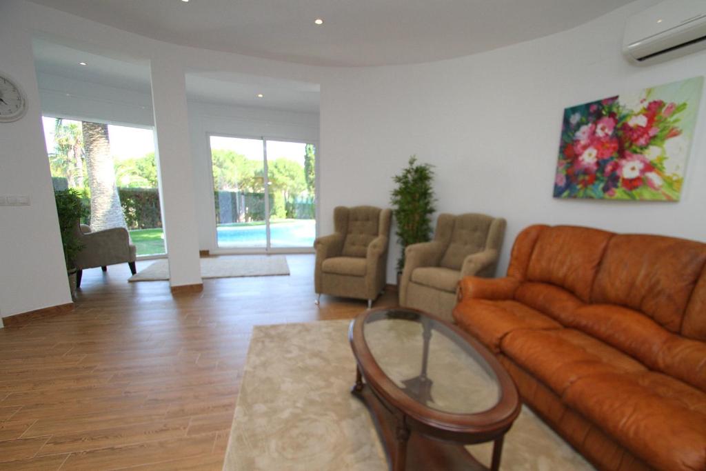Posezení v ubytování ARENDA Villa Camila Pino Alto