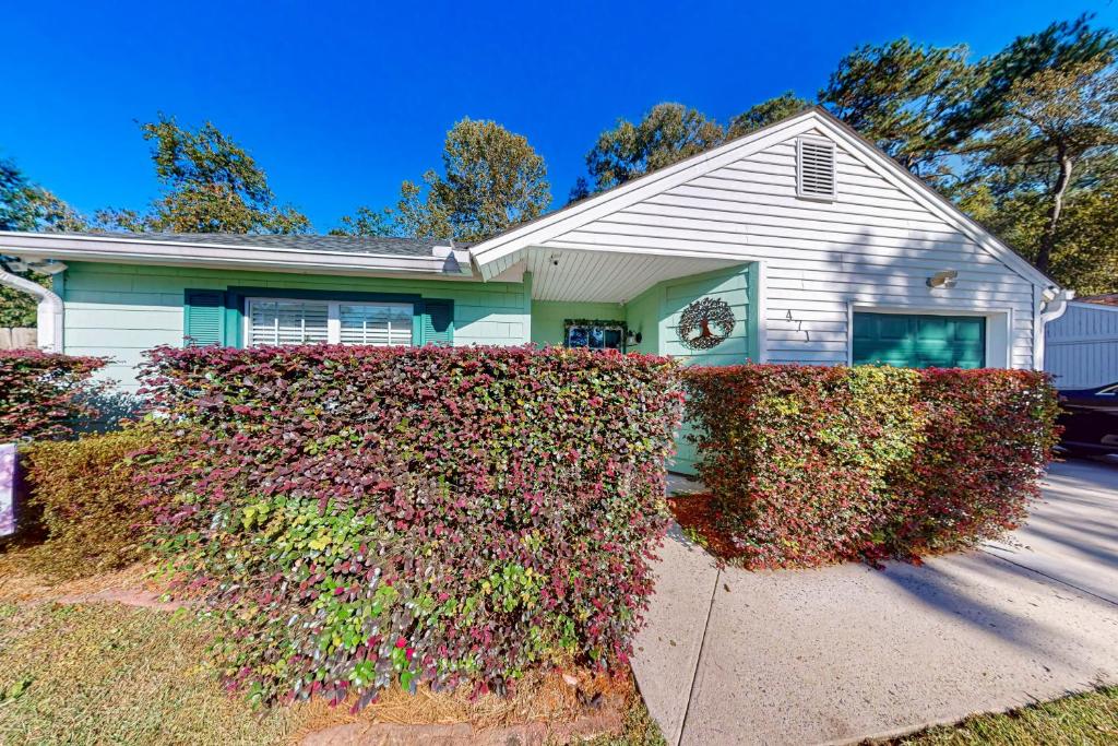 Το κτήριο όπου στεγάζεται  η παραθεριστική κατοικία