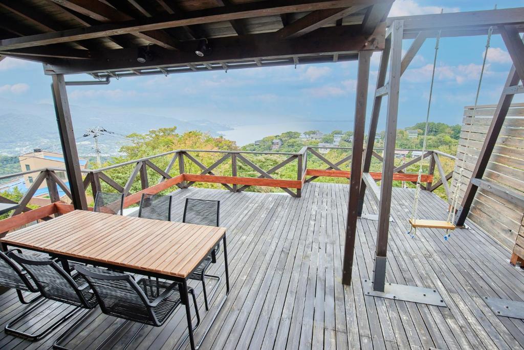 Balkón nebo terasa v ubytování COCO VILLA 南熱海-Sauna-