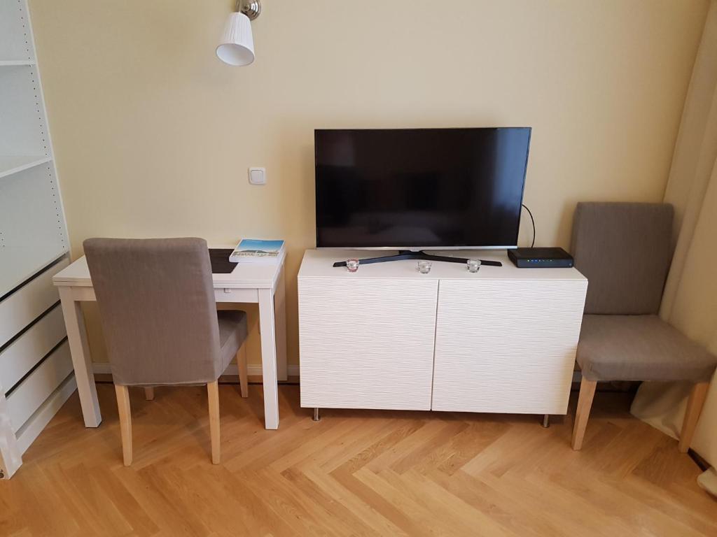 TV o dispositivi per l'intrattenimento presso Ableidinger Apartments