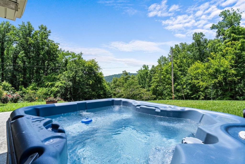 Πισίνα στο ή κοντά στο Smoky Everest chalet