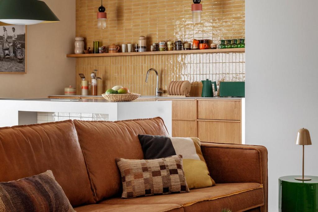 Χώρος καθιστικού στο HYGGE Golf House