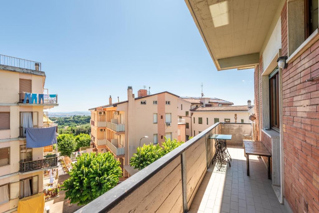 Balkón nebo terasa v ubytování Appartamento Comfort alle Terme