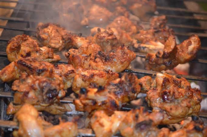 Gril dostupný pro hosty v vily