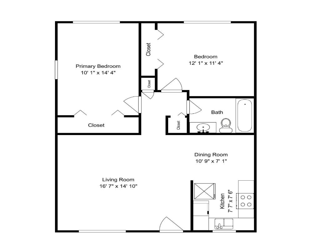 a floor plan of a house at Waves 18 in St Pete Beach