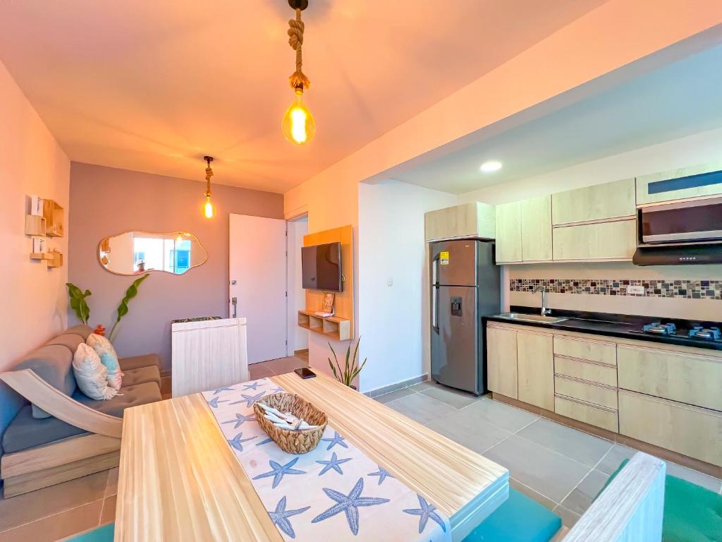 Η κουζίνα ή μικρή κουζίνα στο Cielo Caribe 501