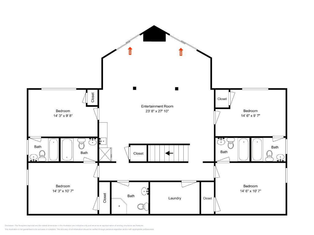 a floor plan of a house at Mallard Landing in McHenry