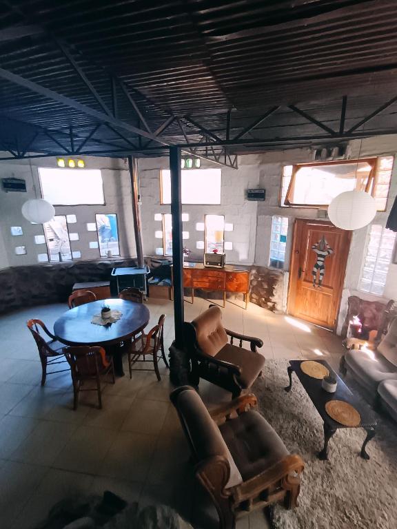 Posezení v ubytování Jazz House Atacama