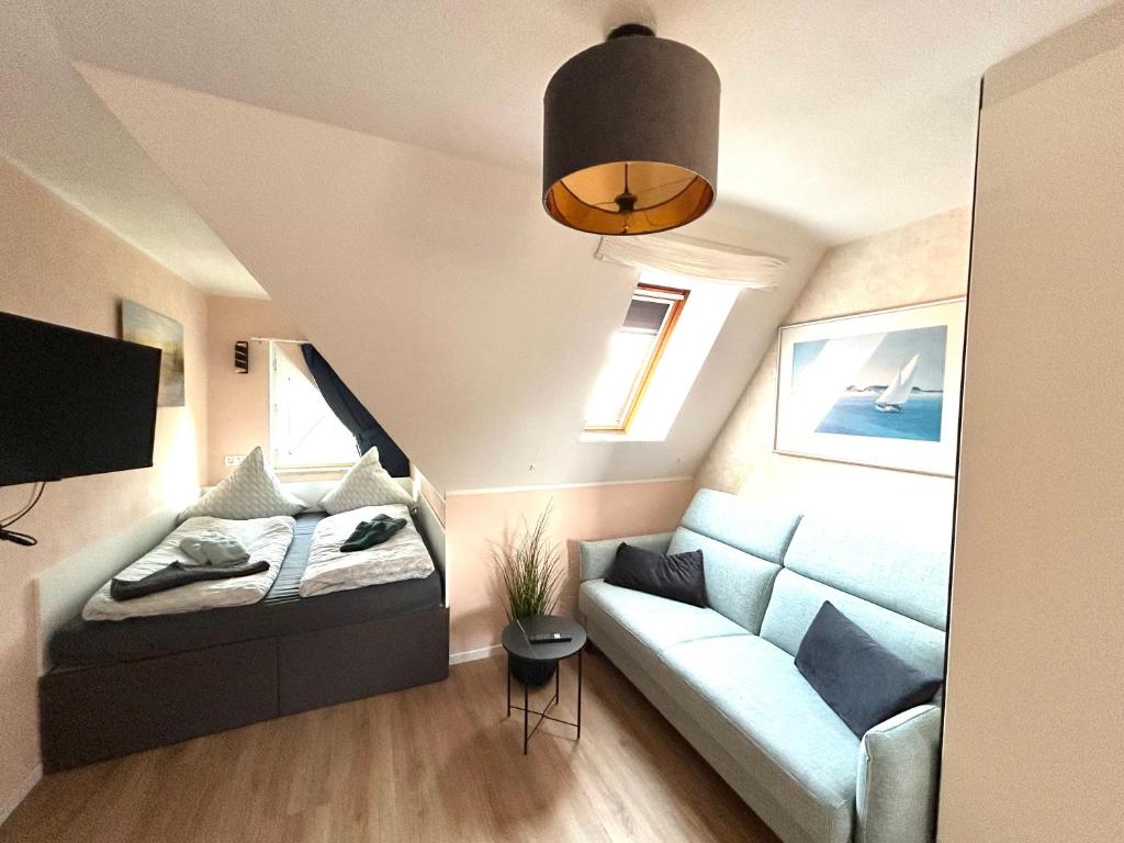 Posezení v ubytování Fewo Sobierajczyk Graal-Müritz Studio