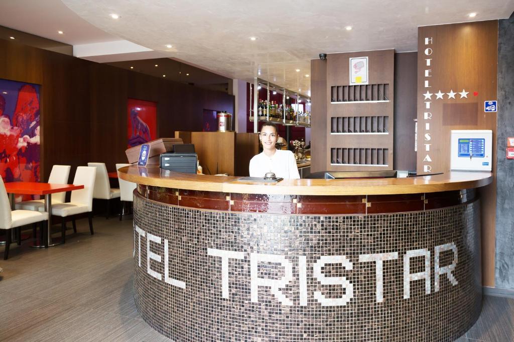 Vstupní hala nebo recepce v ubytování Hotel Tristar