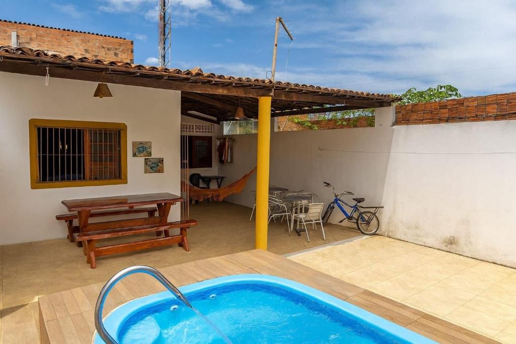 Bazén v ubytování Casa Maré Alta – Piscina e Sossego em Tabuba nebo v jeho okolí