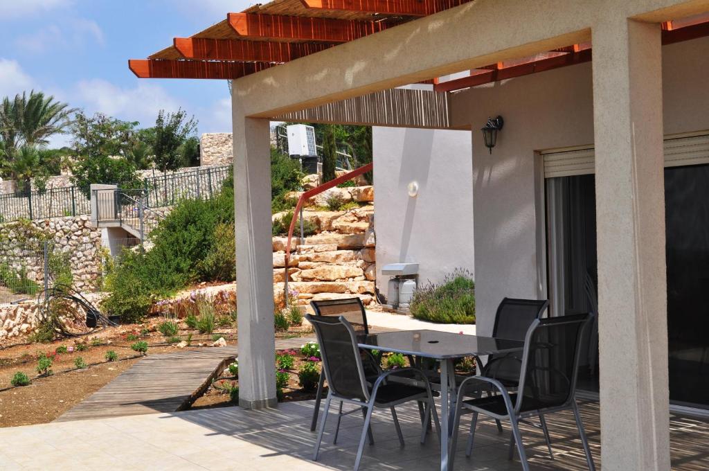 Balkón nebo terasa v ubytování Shmulik Galilee