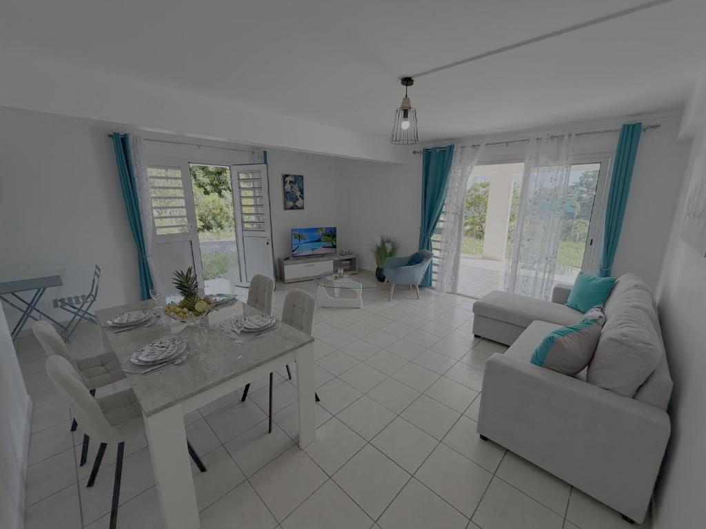 Χώρος καθιστικού στο Fleur de Lys