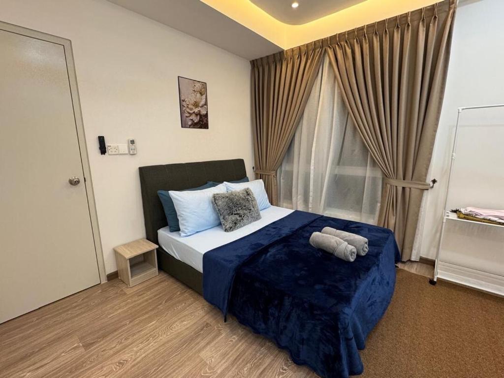 Postel nebo postele na pokoji v ubytování Kajang Semenyih Bangi Mirai Residence UKM