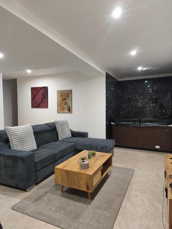 Posezení v ubytování Gite Secret Spa