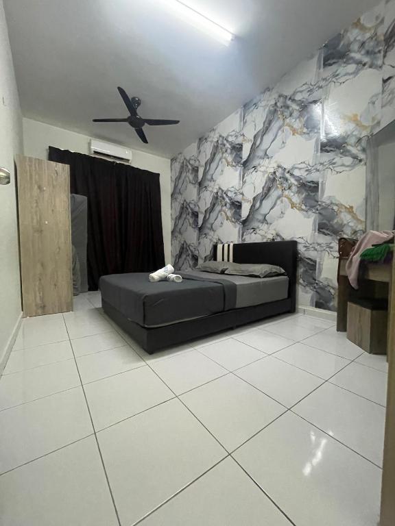 Posezení v ubytování Sungai Udang Homestay, 3 air-conditioned rooms, maximum 8 people