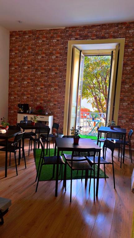 Χώρος καθιστικού στο Hostel Dolce di Monica