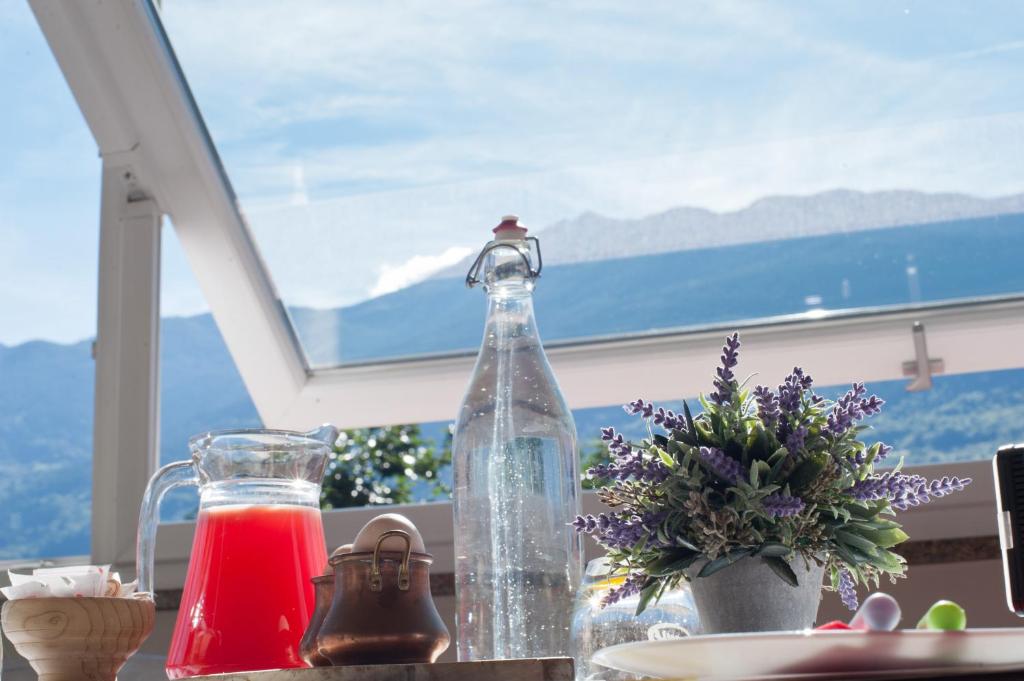 Nespecifikovaný výhled na hory nebo výhled na hory při pohledu z bed and breakfast