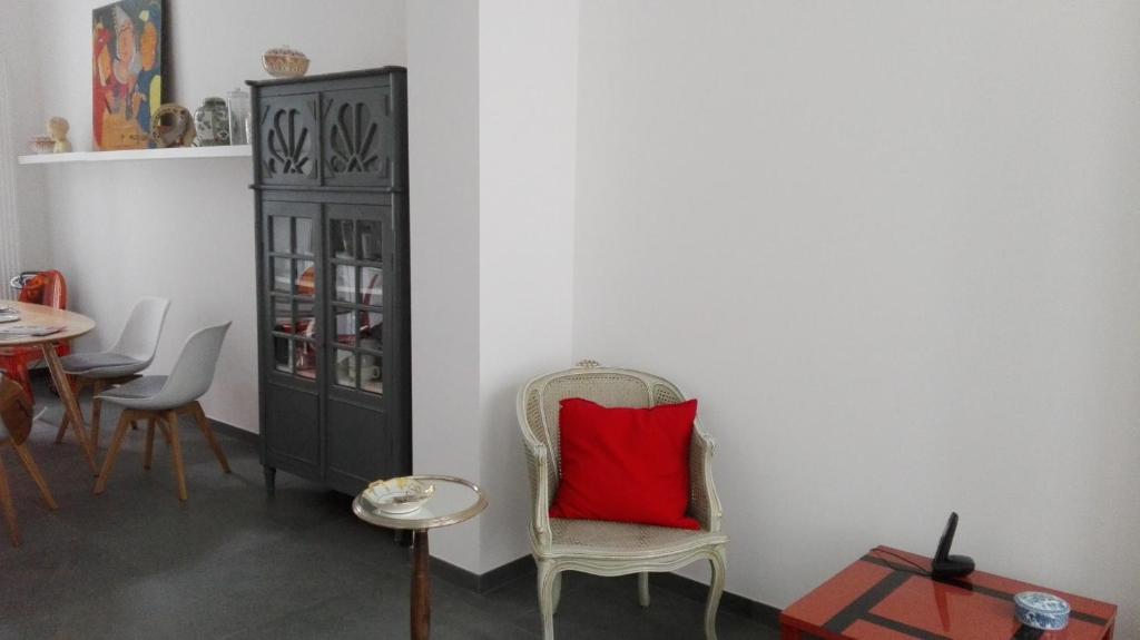 Posezení v ubytování B&B Villa 36