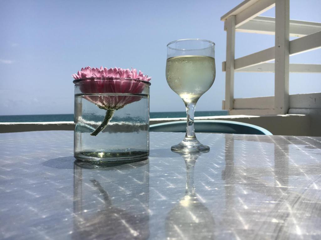 Nápoje v ubytování Hosteria del Mar