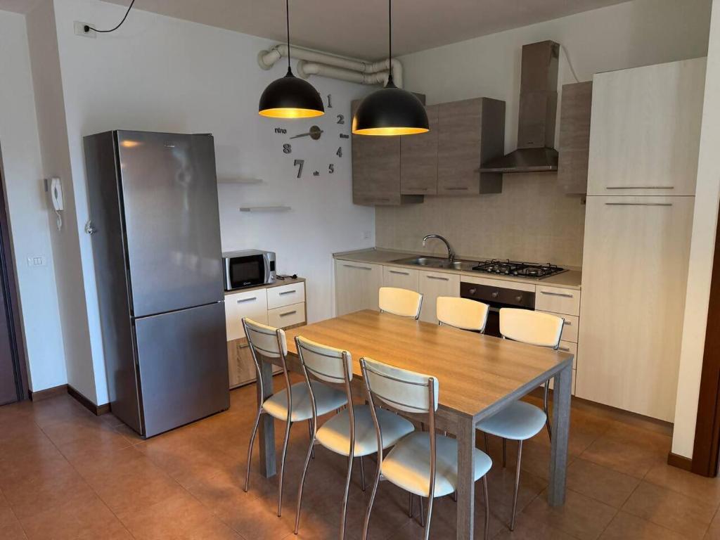 Kuchyň nebo kuchyňský kout v ubytování Appartamento La Triade