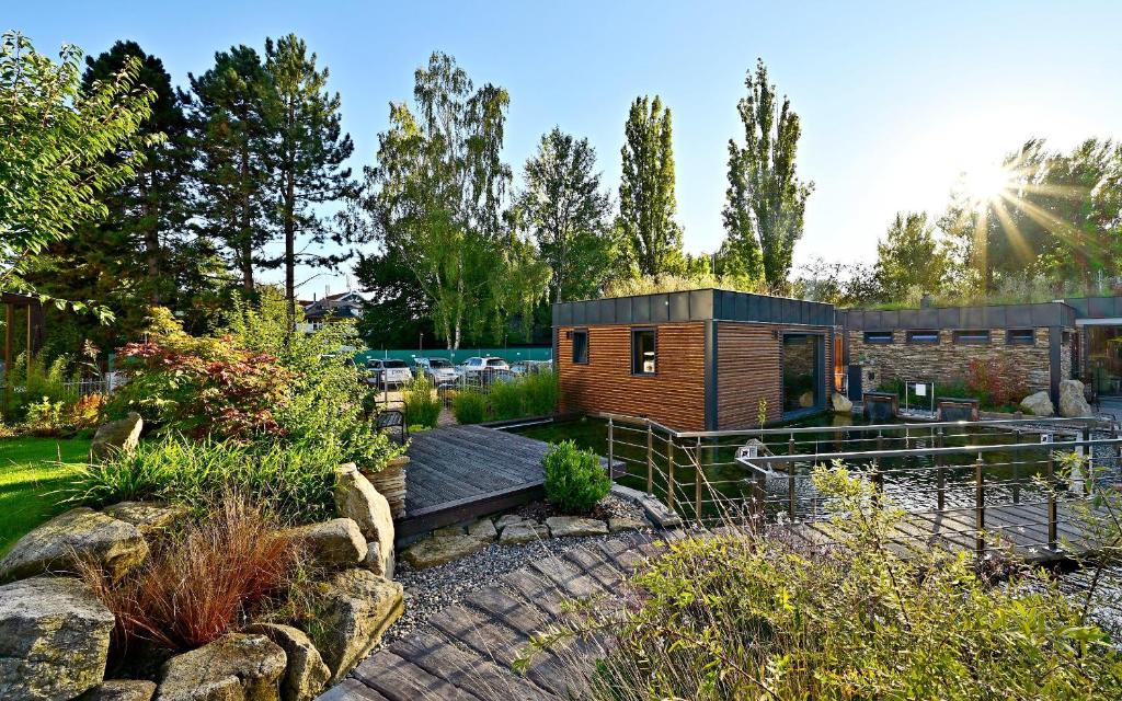 Κήπος έξω από το Apartment Rezidence La