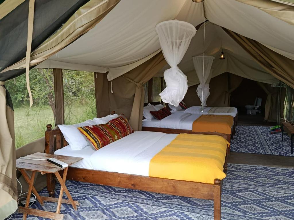 Kambu Mara Camp accommodaton on this 4-day masai mara safari
