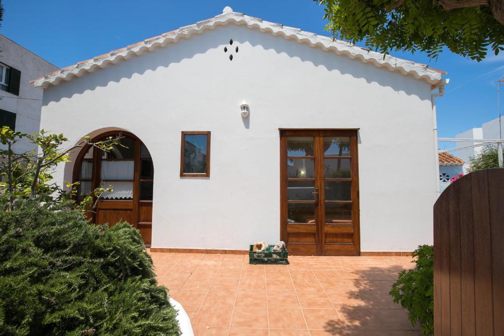 Bygningen som feriehuset ligger i