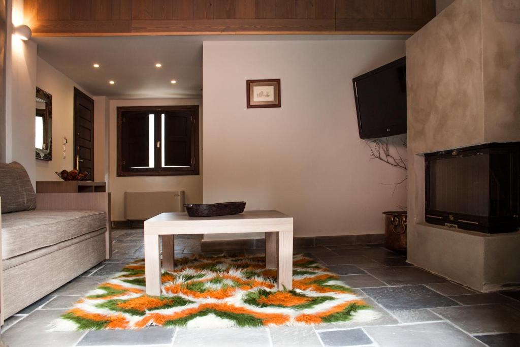 TV a/nebo společenská místnost v ubytování Guesthouse Vasiliki