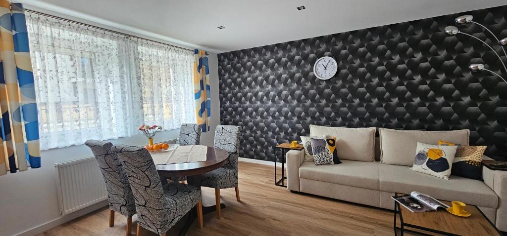 Χώρος καθιστικού στο Apartament 9 Delux - Bliżej Zdroju