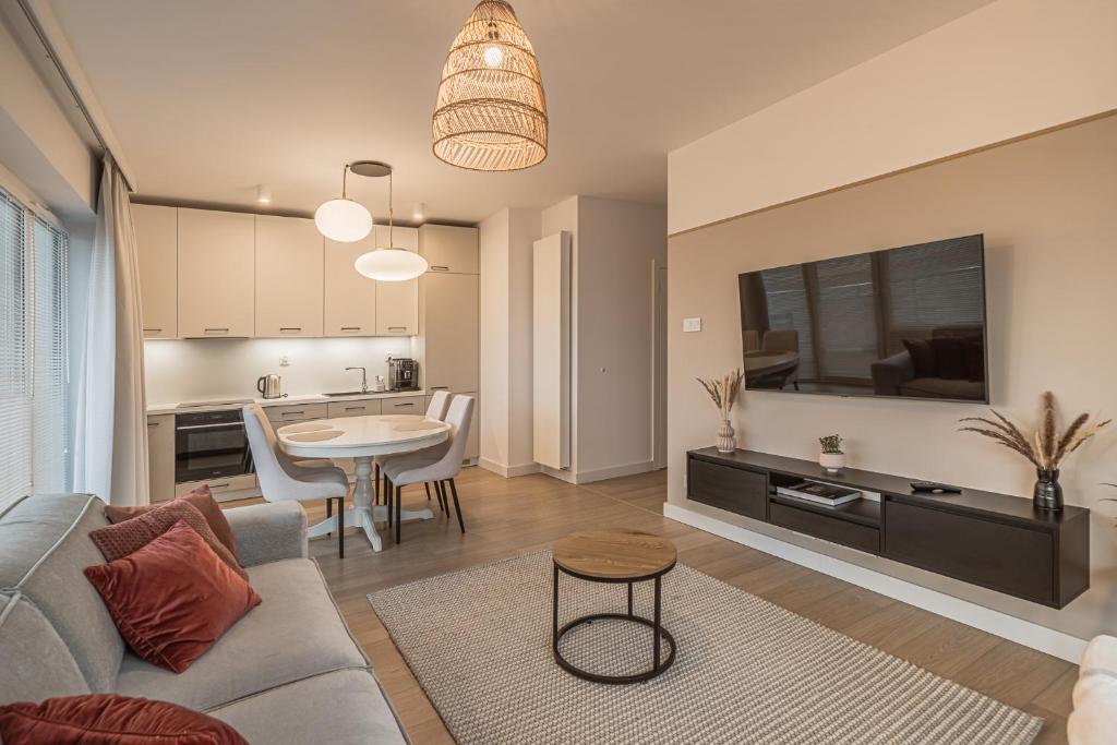 Et tv og/eller underholdning på APT Nadmorskie - Polanki AQUA