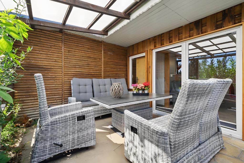 Posezení v ubytování Ferienhaus 34