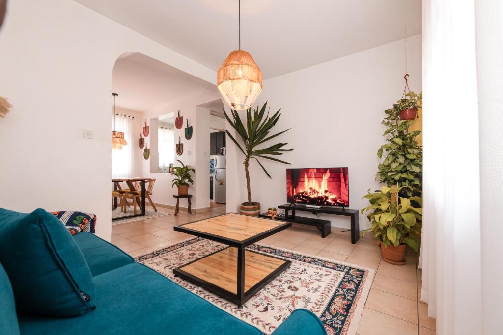 Χώρος καθιστικού στο Tawi furnished apartment Nairobi