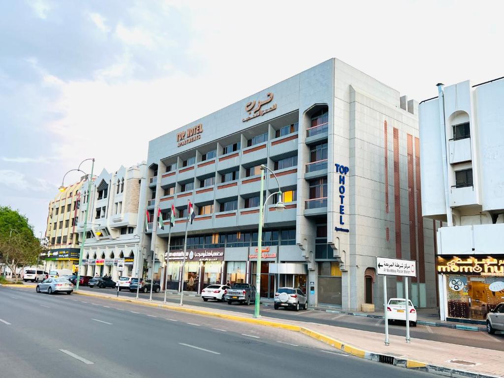 Budova, kde se aparthotel nachází