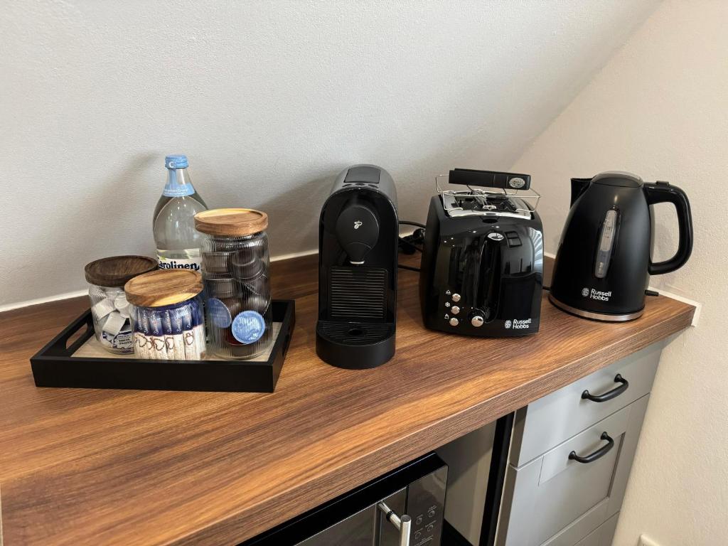 Tiện nghi pha trà/cà phê tại City Lounge Bielefeld 004