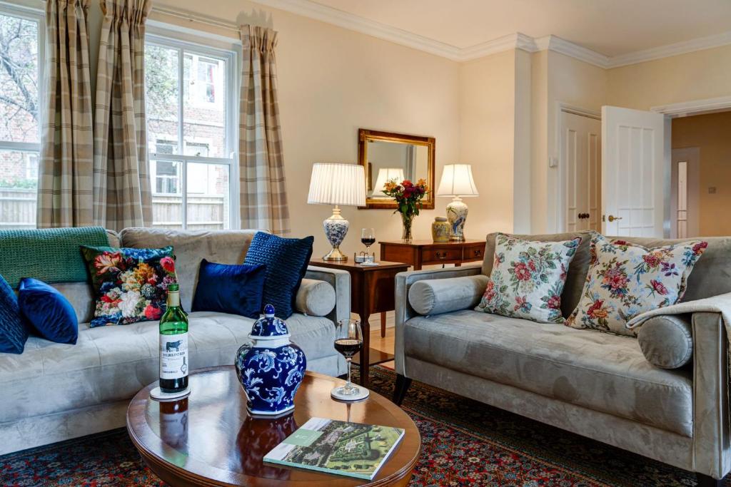 Χώρος καθιστικού στο The Old Dean's House