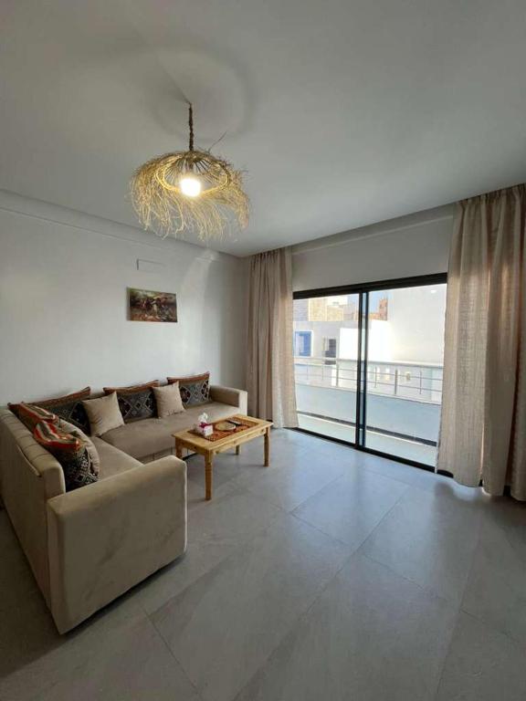 Ruang duduk di Atlantic view Tamraght