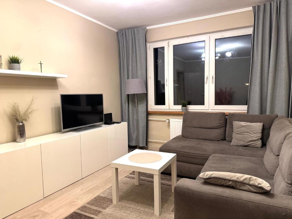Posezení v ubytování Apartament Sucharskiego