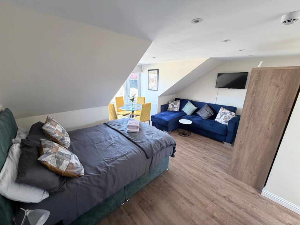 Posezení v ubytování Apartment 6- 216 High Street