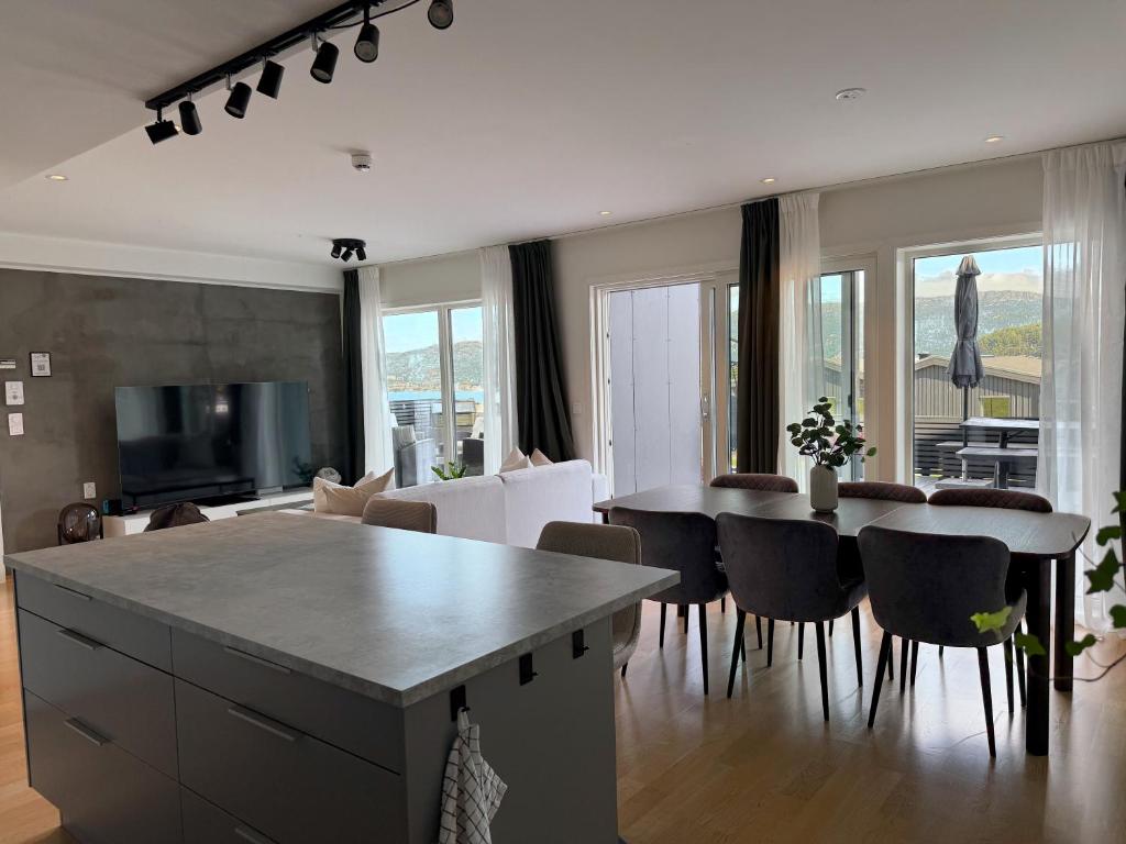 Image showcasing Large luxurious apartment with private terrace and parking, Bergen ...