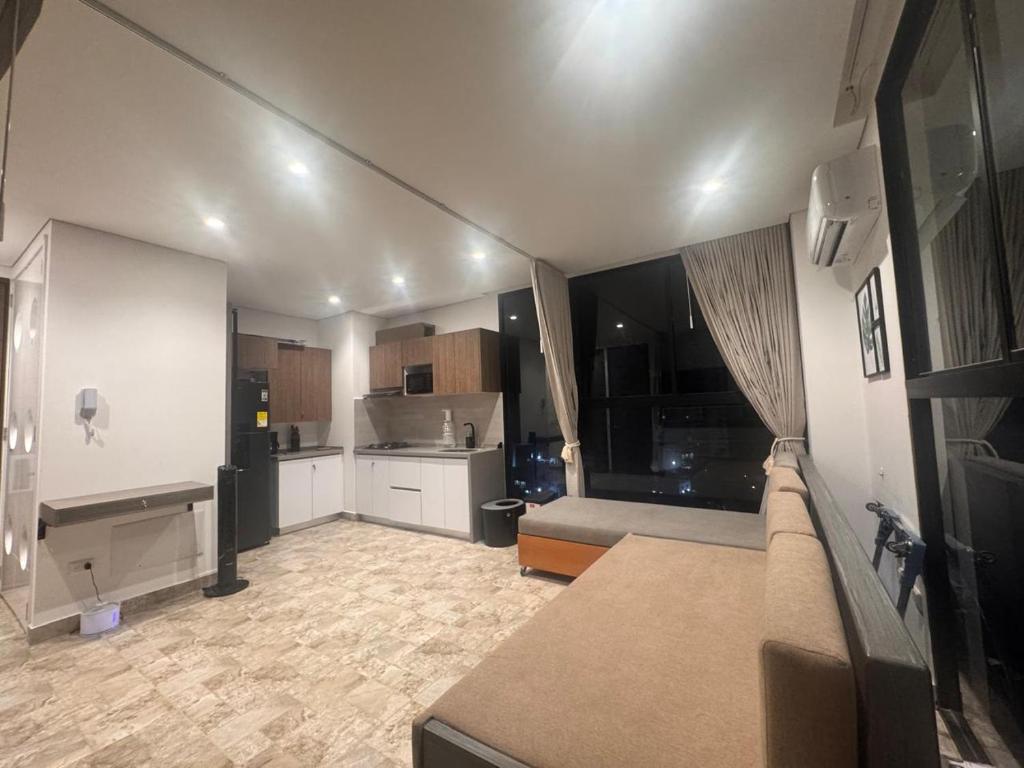 Η κουζίνα ή μικρή κουζίνα στο Colombia Escape - Rodadero Extasis